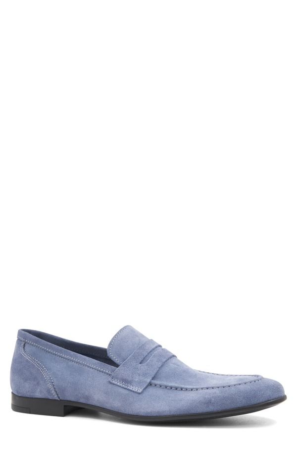 ブルーノマグリ メンズ シューズ ローファー Bruno Magli Lastra Unlined Loafer Light Blue Suede ブルー