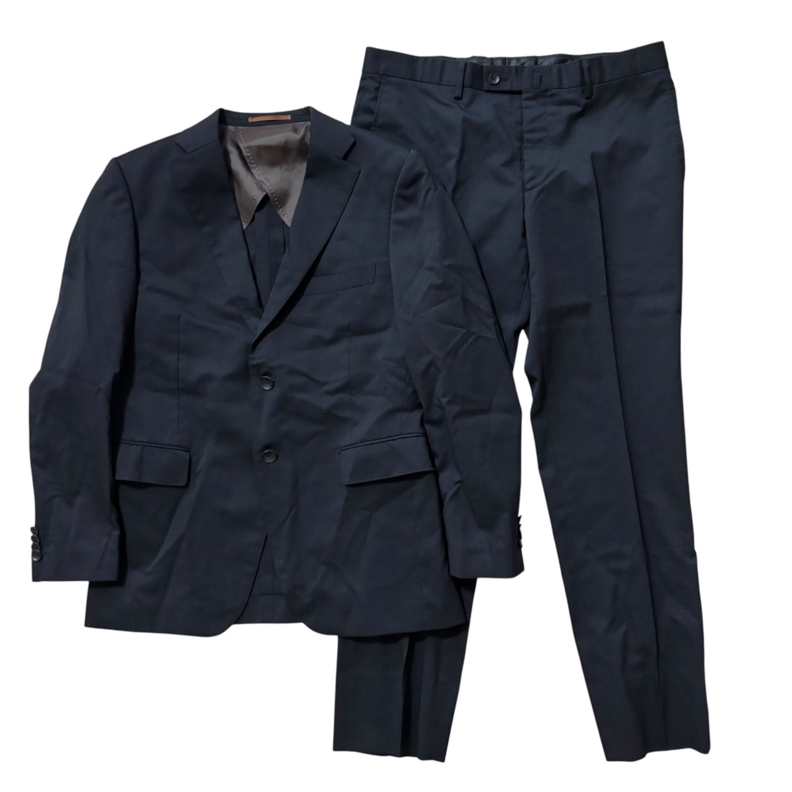 Perfect Suit Factory メンズ スーツ セットアップ ネイビー