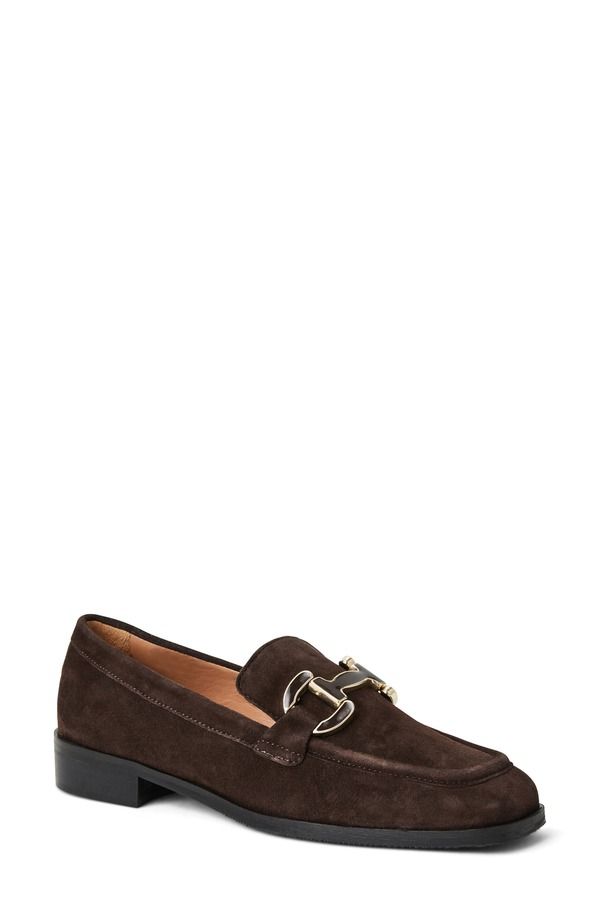 ブルーノマグリ レディース シューズ スリッポン・ローファー Bruno Magli Natalie Bit Loafer Brown Suede ブラウン
