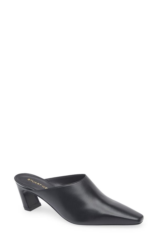 スチュアート ワイツマン レディース シューズ ヒール Stuart Weitzman Stassi 50 Mule Black ブラック