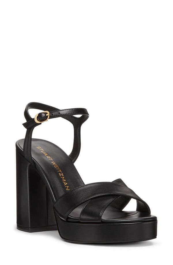 スチュアート ワイツマン レディース シューズ ヒール プラットフォ
2000
ーム サンダル Stuart Weitzman Dayna Platform Sandal Black ブラック