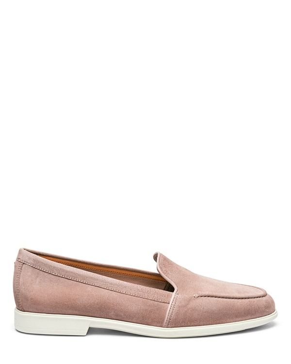 サントーニ レディース シューズ スリッポン・ローファー スエード Santoni Womensuede Loafer Pink ピンク