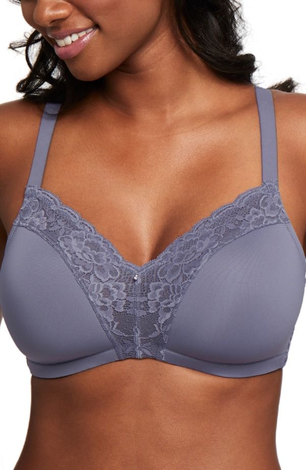 モンテル インティメイツ レディース トップス Tシャツ Montelle Intimates Dream Wireless TShirt Bra Crystal Grey グレー