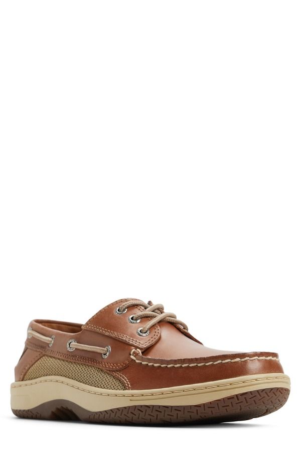 スペリー メンズ シューズ スリッポン・ローファー Sperry Billfish 3Eye Boat Shoe Cognac