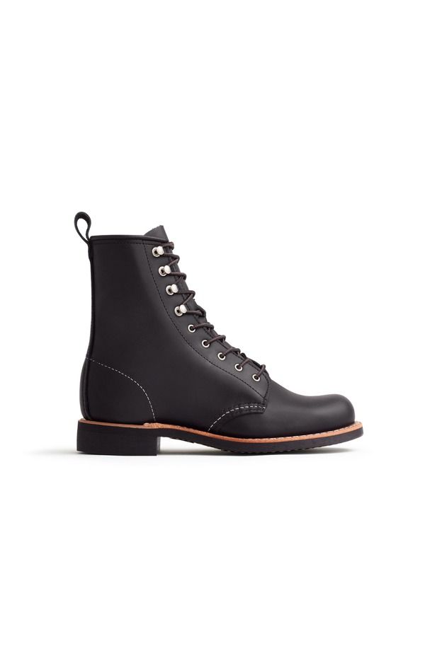 レッドウイング レディース シューズ ブーツ・レインブーツ レザー Red Wing Heritage Silversmith Full Grain Leather Boot Black Boundary ブラック
