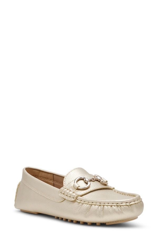 アンクライン レディース シューズ スリッポン・ローファー Anne Klein Chrystie Bit Loafer Platinum
