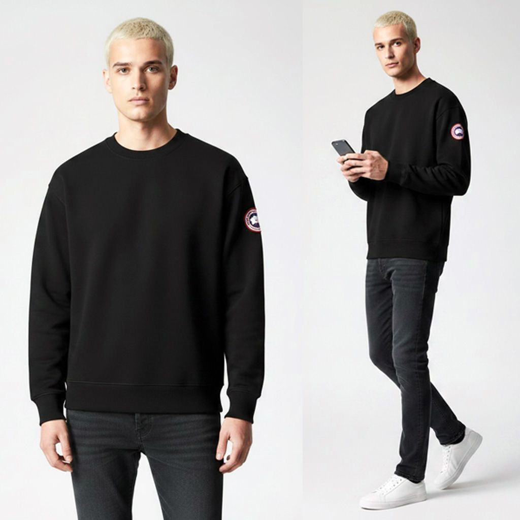 1 CANADA GOOSE カナダグース 1286M 9061 ブラック スウェット 