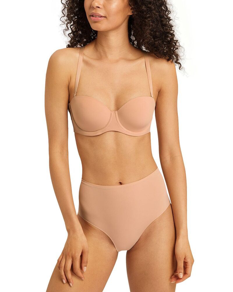 ハンロ レディース アンダーウェア ブラジャー ストラップレス Hanro Allure Convertible Strapless Bra Nude