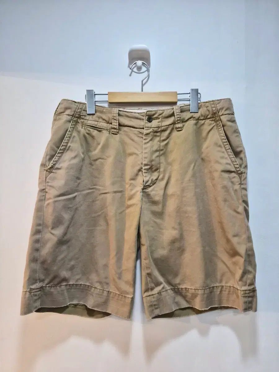 34) ポロ ラルフローレン キャメル ブラウン チノ ハーフパンツ 出品