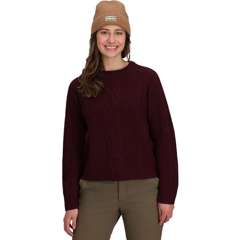 ロイヤルロビンズ レディース アウター ニット・セーター Royal Robbins Rockcraft Cable Crew Sweater Womens Loganberry Heather ヘザー