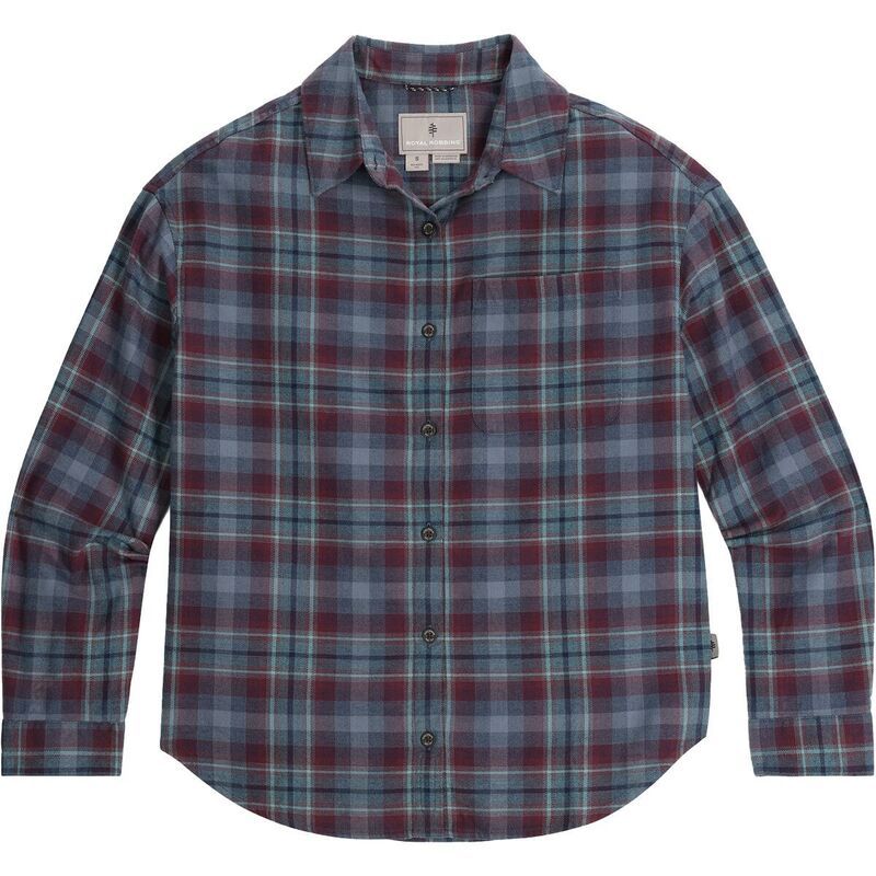 ロイヤルロビンズ レディース トップス Tシャツ 長袖 Royal Robbins Lieback Overshirt LongSleeve Top Womens Deep Blue Dipsea Plaid ブルー 11,085円