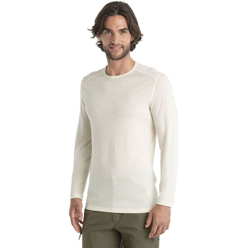 アイスブレーカー メンズ トップス Tシャツ Icebreaker 200 Oasis LS Crew Top Mens Undyed