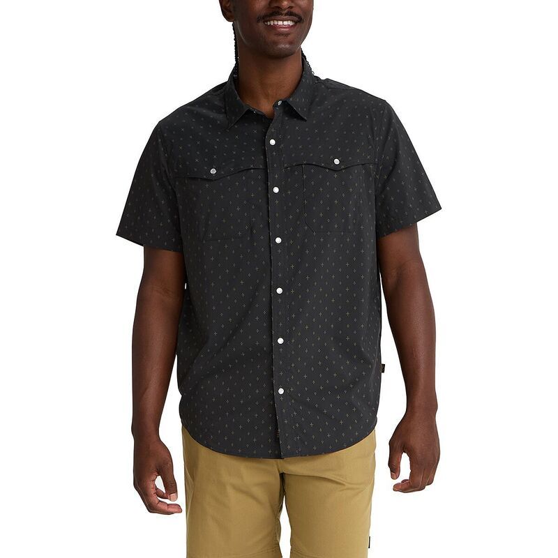 ハウラーブラザーズ メンズ トップス シャツ Howler Brothers Open Country Tech Shirt MensupernovasAntique Black ブラック
