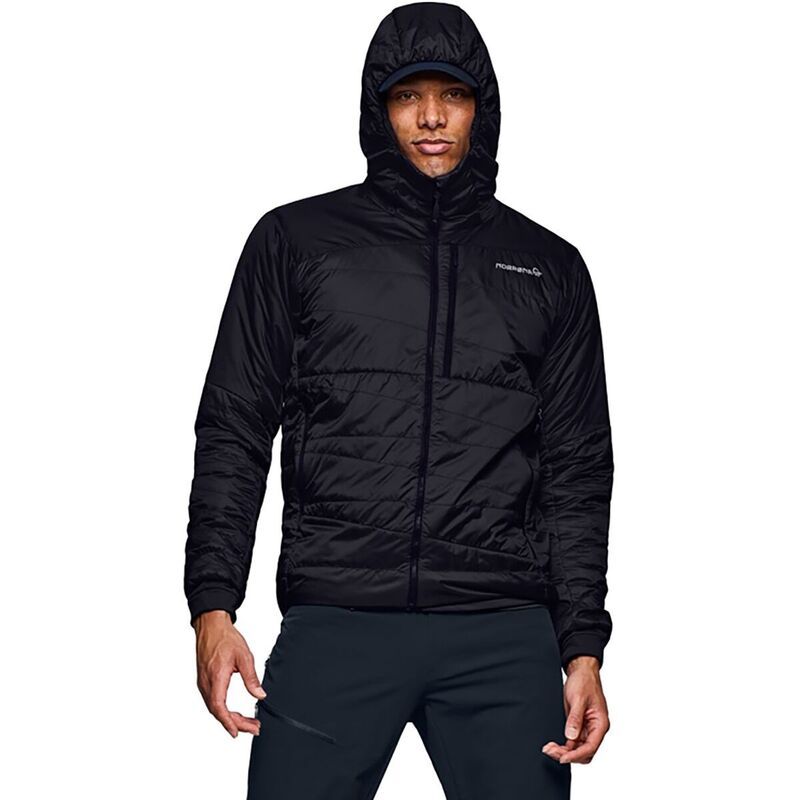 ノローナ メンズ アウター ジャケット・ブルゾン フーデッドジャケット Norrona Falketind Thermo40 Hooded Jacket Mens Caviar