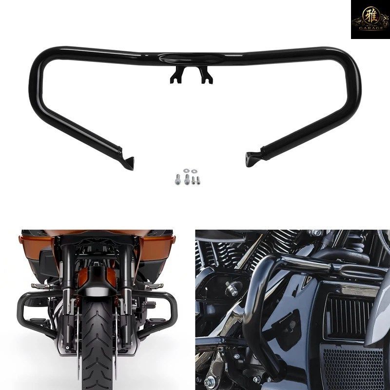モーターサイクル用チョップドエンジンガード ハーレー CVO ロードグライド 2023-2025 ストリートグライド FLHX FLTRX 2024-2025