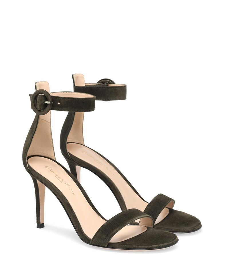 ジャンヴィト ロッシ レディース シューズ サンダル Gianvito Rossi Womens Portofino 85 Sandals Green Leather グリーン