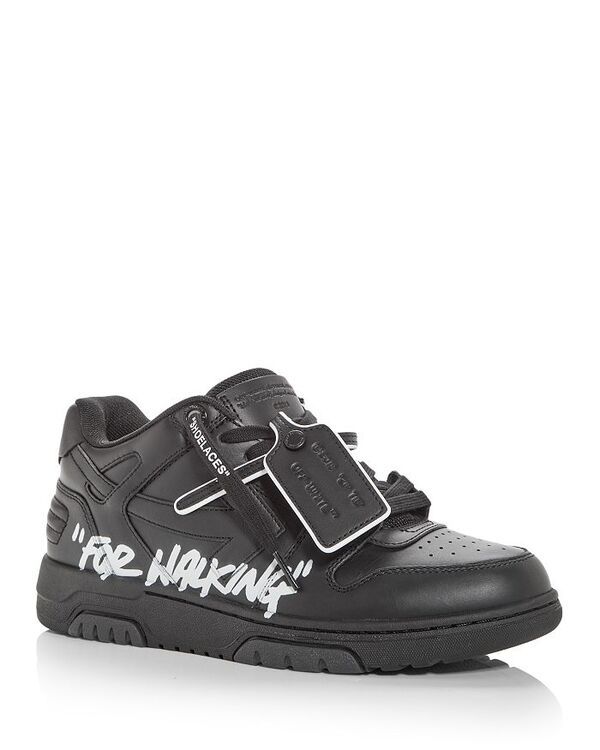 オフホワイト メンズ シューズ スニーカー OffWhite Mens Out Of Office Low Top Sneakers Black White ホワイト