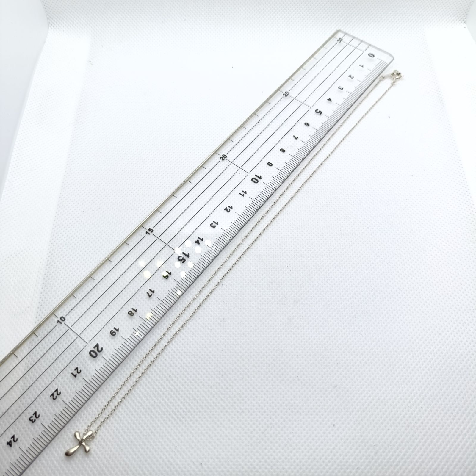 極美品✨️ ティファニー ネックレス クロス 925 スターリングシルバー 