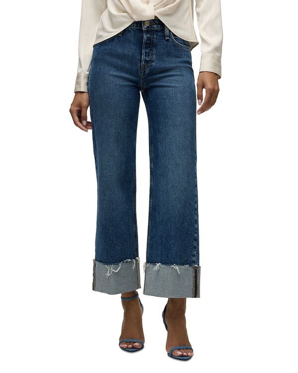 ハドソン レディース ボトムス デニムパンツ ワイドレッグ ジーンズ Hudson Rosie High Rise Wide Leg Jeans in Mallorca