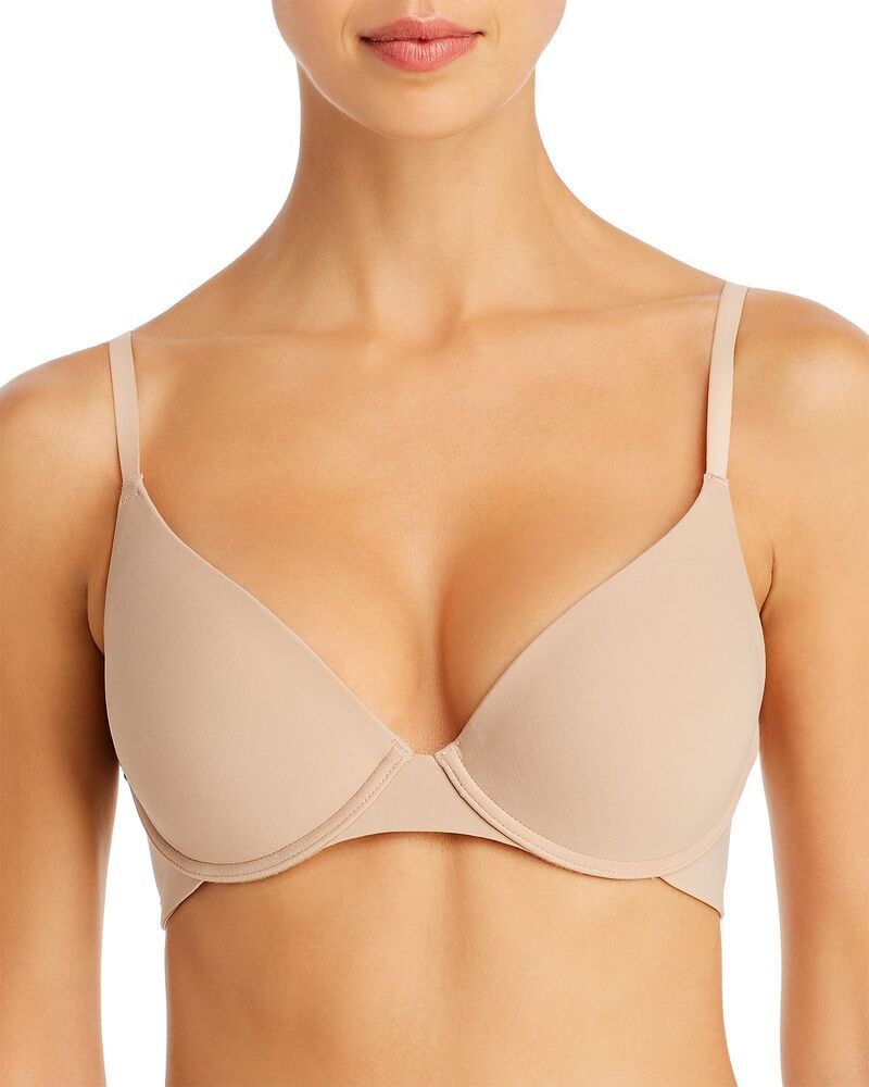 ナトリ レディース アンダーウェア ブラジャー ミニ Natori Minimal Convertible PushUp Bra Cafe