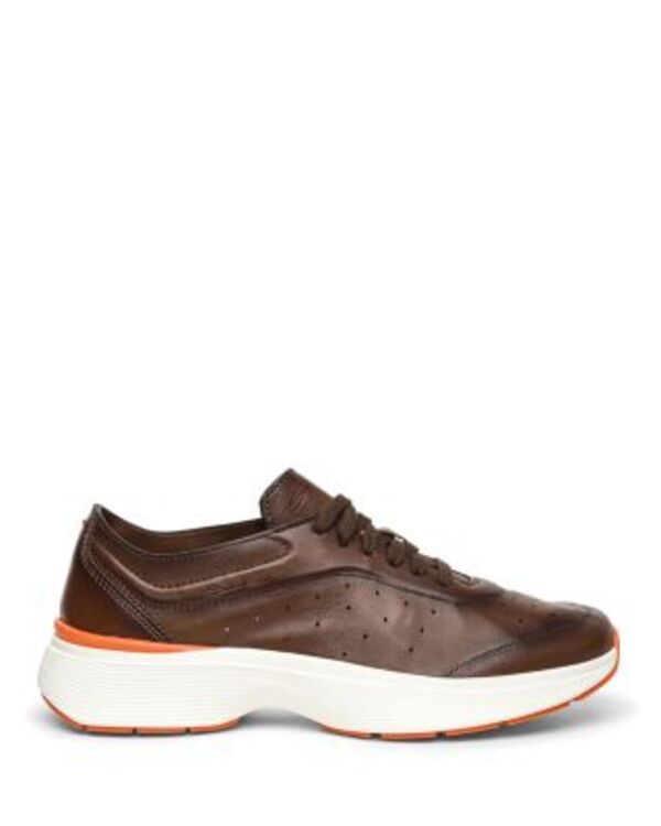 サントーニ メンズ シューズ スニーカー Santoni Mens Bounce Trainer Sneakers Brown ブラウン