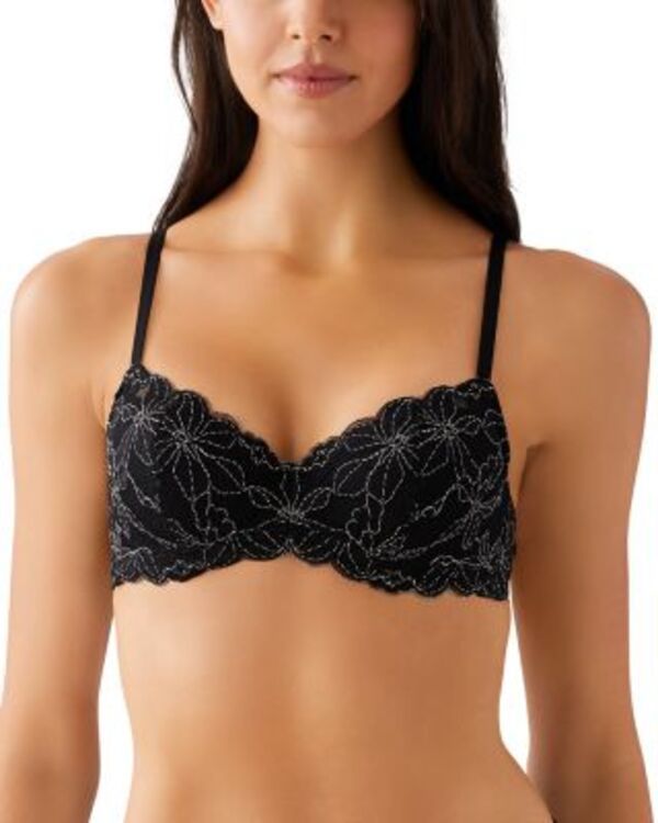 ビーテンプティッド レディース アンダーウェア ブラジャー btemptd by Wacoal Feeling Famous Balconette Bra NightAngel Wing