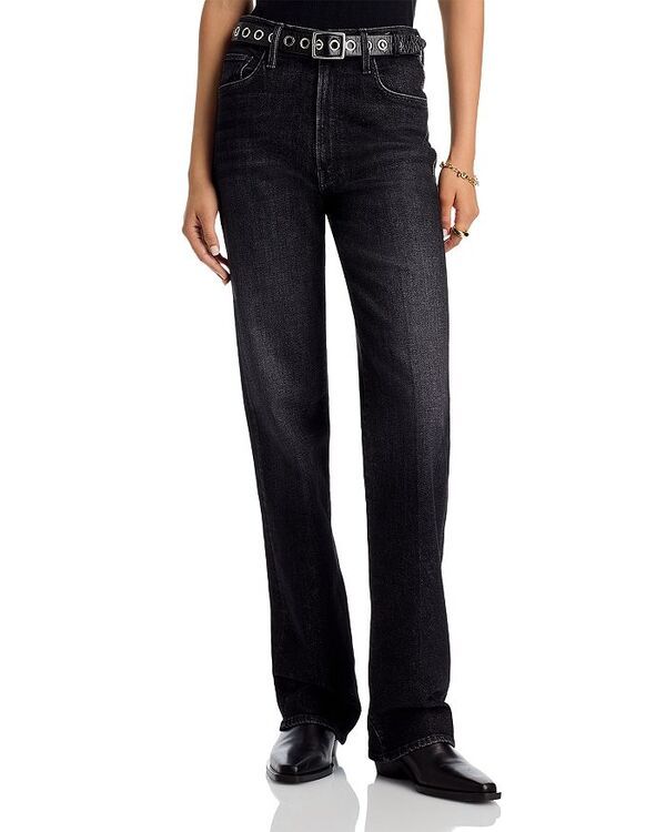 マザー レディース ボトムス デニムパンツ ジーンズ ヒール MOTHER The Rambler High Rise Zip Heel Jeans in Keep it Sharp Keep it Sharp