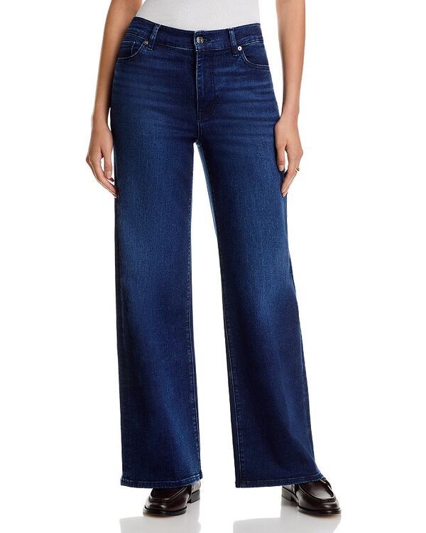 フレーム レディース ボトムス デニムパンツ ジーンズ FRAME Le Slim High Rise Palazzo Jeans in Trick Trick