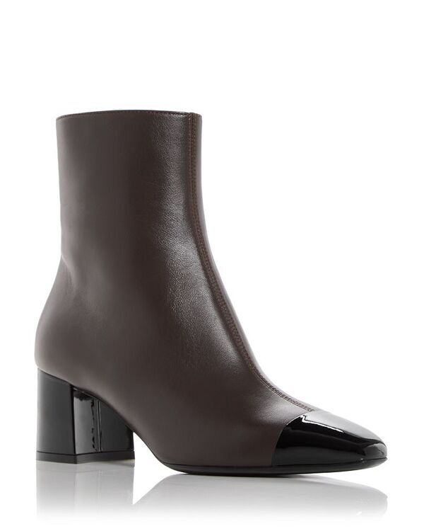 フェラガモ レディース シューズ ブーツ・レインブーツ ヒール FERRAGAMO Womens Sambi 60 Block Heel Booties T Moro