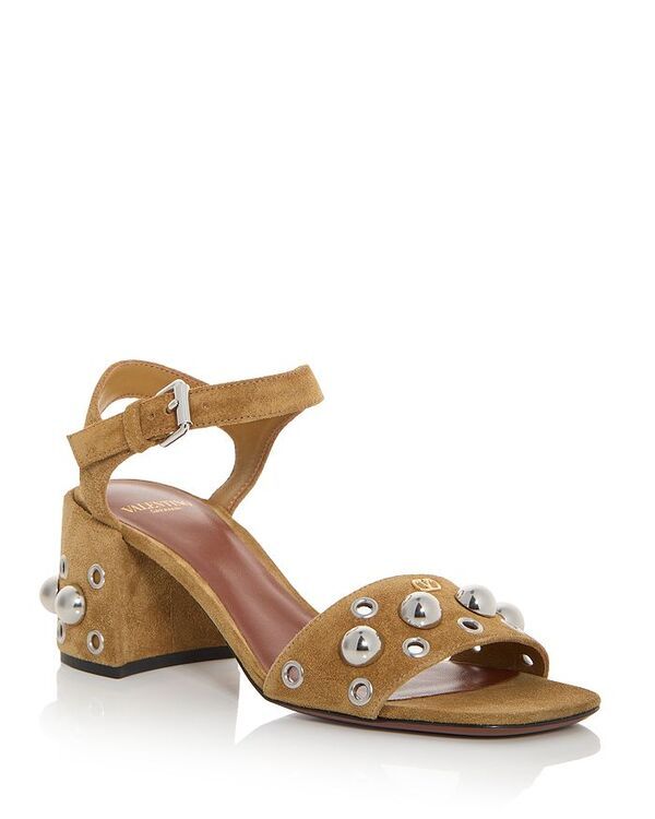 ヴァレンティノ レディース シューズ サンダル Valentino Garavani Womens Nellcote Embellished Sandals Beige ベージュ