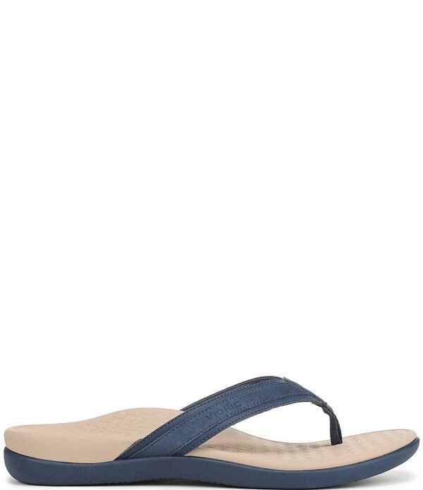 バイオニック レディース シューズ サンダル スエード Vionic Tide 20 Suede Thong Sandals Dark Denim デニム