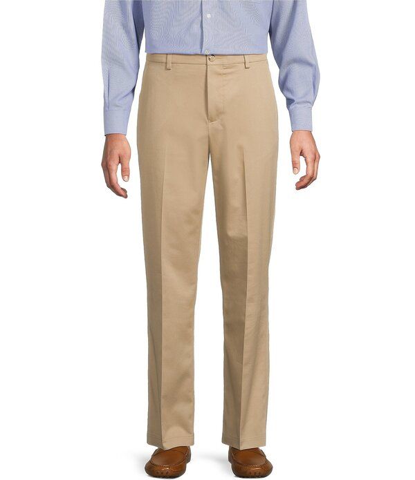 ラウンドトゥリーアンドヨーク メンズ ボトムス カジュアルパンツ Roundtree Yorke Gold Label Classic Fit Non Iron Pants Khaki カーキ