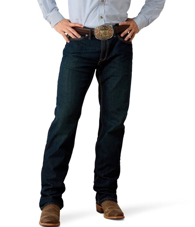 アリアト メンズ ボトムス デニムパンツ トール ブーツ ジーンズ Ariat Big Tall Relaxed Hansen Boot Cut Jeans Blue ブルー