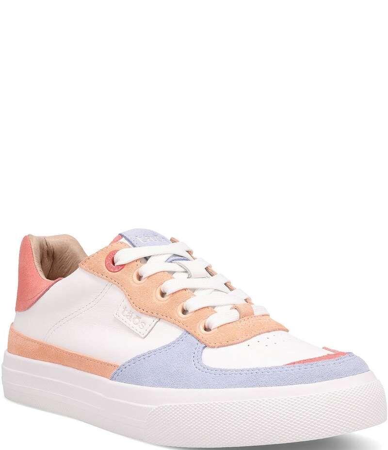 タオスフットウェア レディース シューズ スニーカー プラットフォーム レザー Taos Footwear Pop Soul Leather Platform Sneakers Peach Coral ピーチ