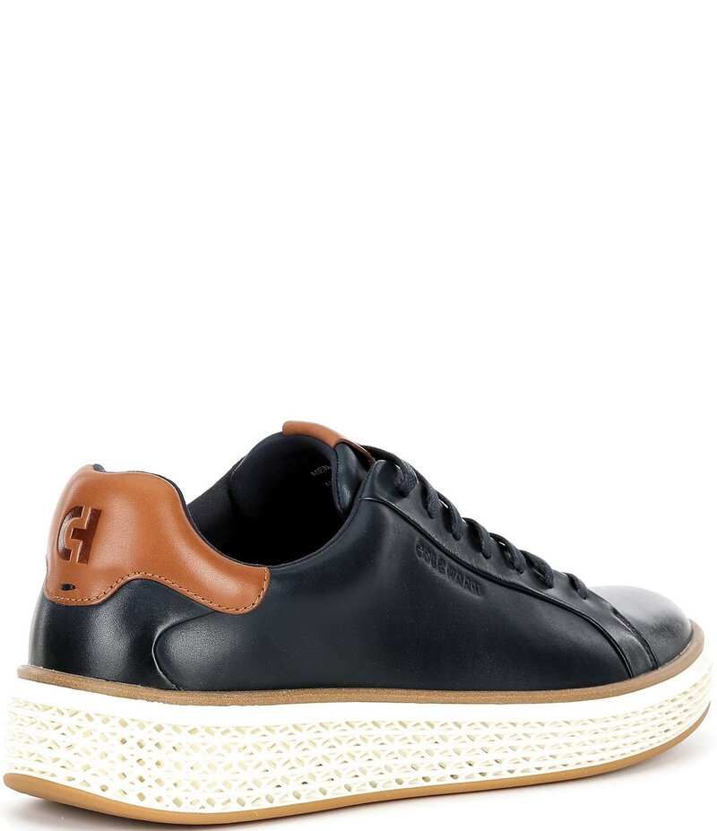 コールハーン メンズ シューズ ドレスシューズ スニーカー レザー Cole Haan Mens GrandPro Court SKYWEAVE Leather Sneakers Navy BlazerCH British TanIvory アイボリー