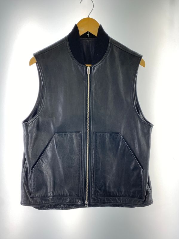 URU ウル ZIP-UP COW LEATHER VEST 21SCL01GD ジップアップ カウレザー ベスト トップス 【140-260527-yn-24-min】