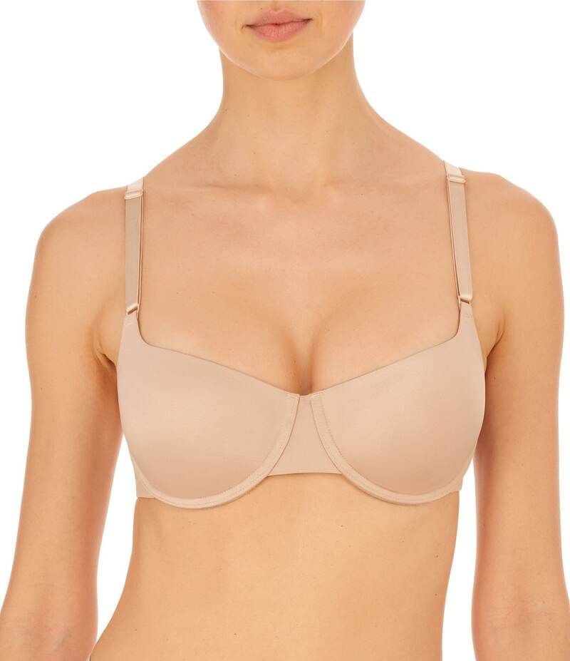 ナトリ レディース アンダーウェア ブラジャー Natori Liquid Convertible Balconette PushUp Bra Light Mocha モカ