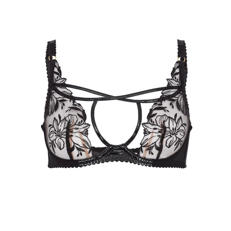 エージェントプロヴォケイター レディース アンダーウェア ブラジャー Agent Provocateur OZELLA Plunge Underwired Bra Black ブラック