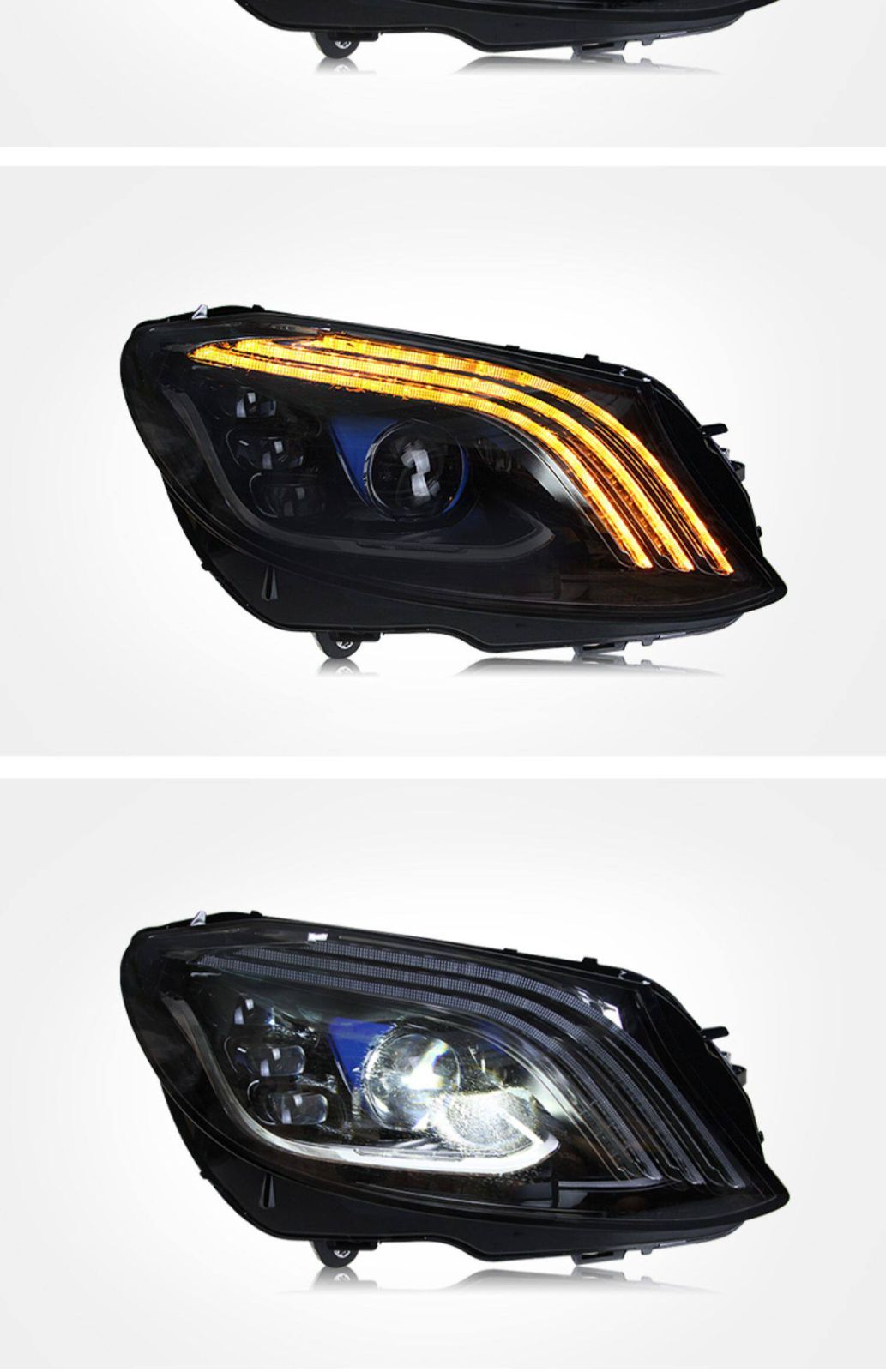 メルセデス・ベンツ Cクラス W205 2015年-2021年対応 ヘッドライトユニット 左右セット LEDデイライト シーケンシャルウインカー LED遠近一体プロジェクター 補助ハイビーム カプラー接続 配線加工不要 外装ライト 高級感演出 視認性向上 メルセデス・ベンツ Cクラス W205 2015年-2021年対応 ヘッドライトユニット 左右セット LEDデイライト シーケンシャルウインカー LED遠近一体プロジェクター 補助ハイビーム カプラー接続 配線加工不要 外装ライト 高級感演出 視認性向上