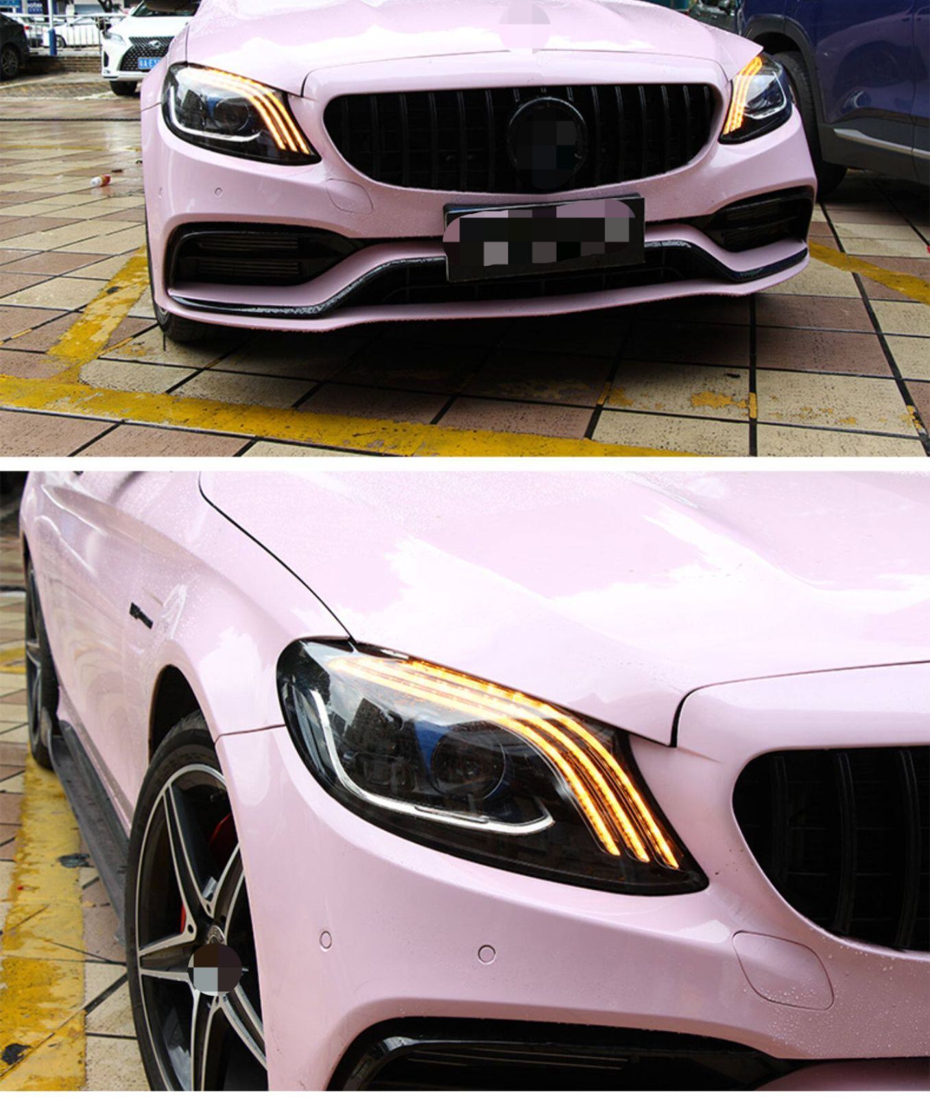 メルセデス・ベンツ Cクラス W205 2015年-2021年対応 ヘッドライトユニット 左右セット LEDデイライト シーケンシャルウインカー LED遠近一体プロジェクター 補助ハイビーム カプラー接続 配線加工不要 外装ライト 高級感演出 視認性向上 メルセデス・ベンツ Cクラス W205 2015年-2021年対応 ヘッドライトユニット 左右セット LEDデイライト シーケンシャルウインカー LED遠近一体プロジェクター 補助ハイビーム カプラー接続 配線加工不要 外装ライト 高級感演出 視認性向上
