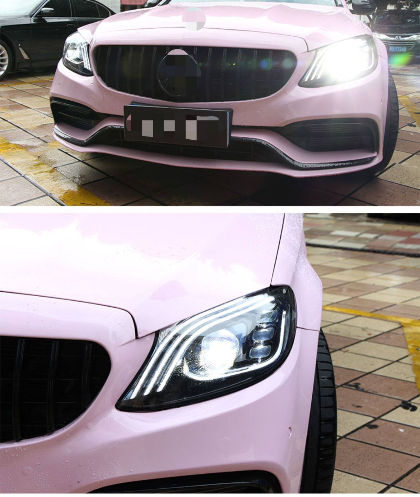 メルセデス・ベンツ Cクラス W205 2015年-2021年対応 ヘッドライトユニット 左右セット LEDデイライト シーケンシャルウインカー LED遠近一体プロジェクター 補助ハイビーム カプラー接続 配線加工不要 外装ライト 高級感演出 視認性向上 メルセデス・ベンツ Cクラス W205 2015年-2021年対応 ヘッドライトユニット 左右セット LEDデイライト シーケンシャルウインカー LED遠近一体プロジェクター 補助ハイビーム カプラー接続 配線加工不要 外装ライト 高級感演出 視認性向上