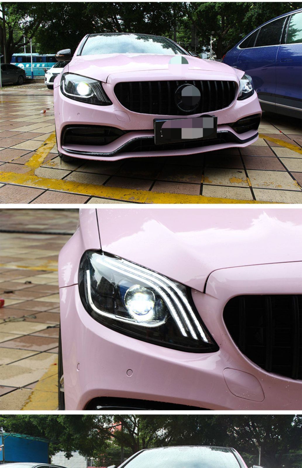 メルセデス・ベンツ Cクラス W205 2015年-2021年対応 ヘッドライトユニット 左右セット LEDデイライト シーケンシャルウインカー LED遠近一体プロジェクター 補助ハイビーム カプラー接続 配線加工不要 外装ライト 高級感演出 視認性向上 メルセデス・ベンツ Cクラス W205 2015年-2021年対応 ヘッドライトユニット 左右セット LEDデイライト シーケンシャルウインカー LED遠近一体プロジェクター 補助ハイビーム カプラー接続 配線加工不要 外装ライト 高級感演出 視認性向上