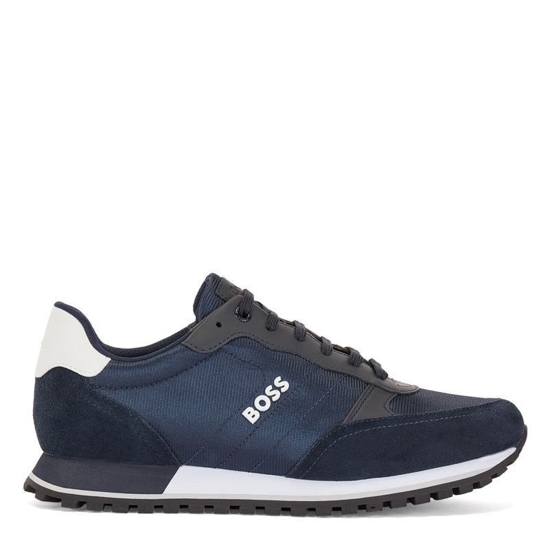 ボス メンズ シューズ スニーカー Boss Parkour Running Trainers Navy 401 ネイビー