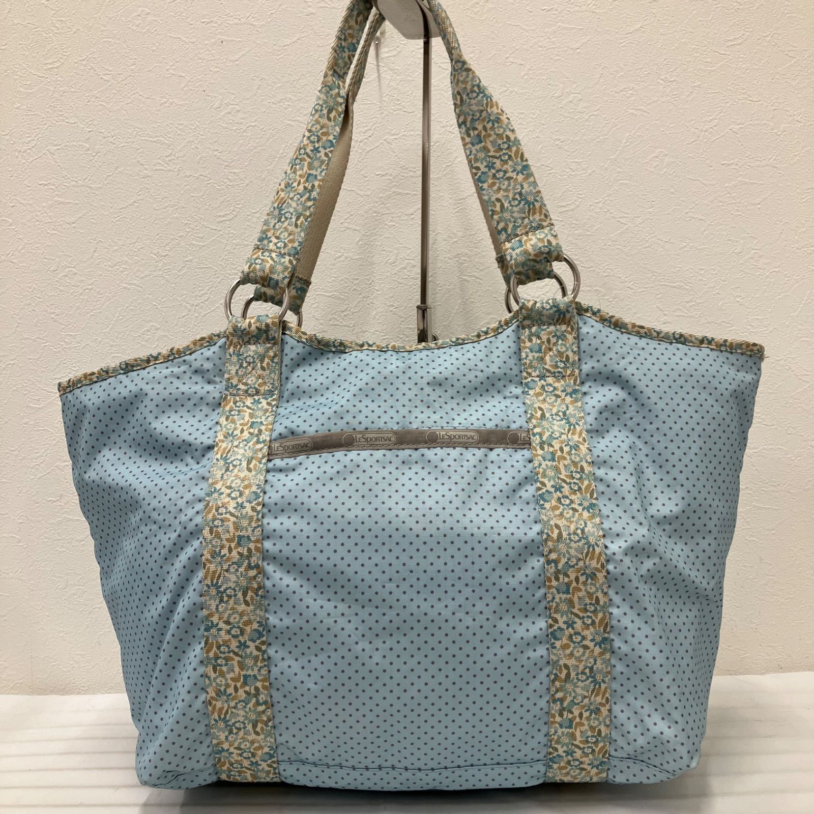 3829 LeSportsac レスポートサック トートバッグ ドット 水玉 花柄 