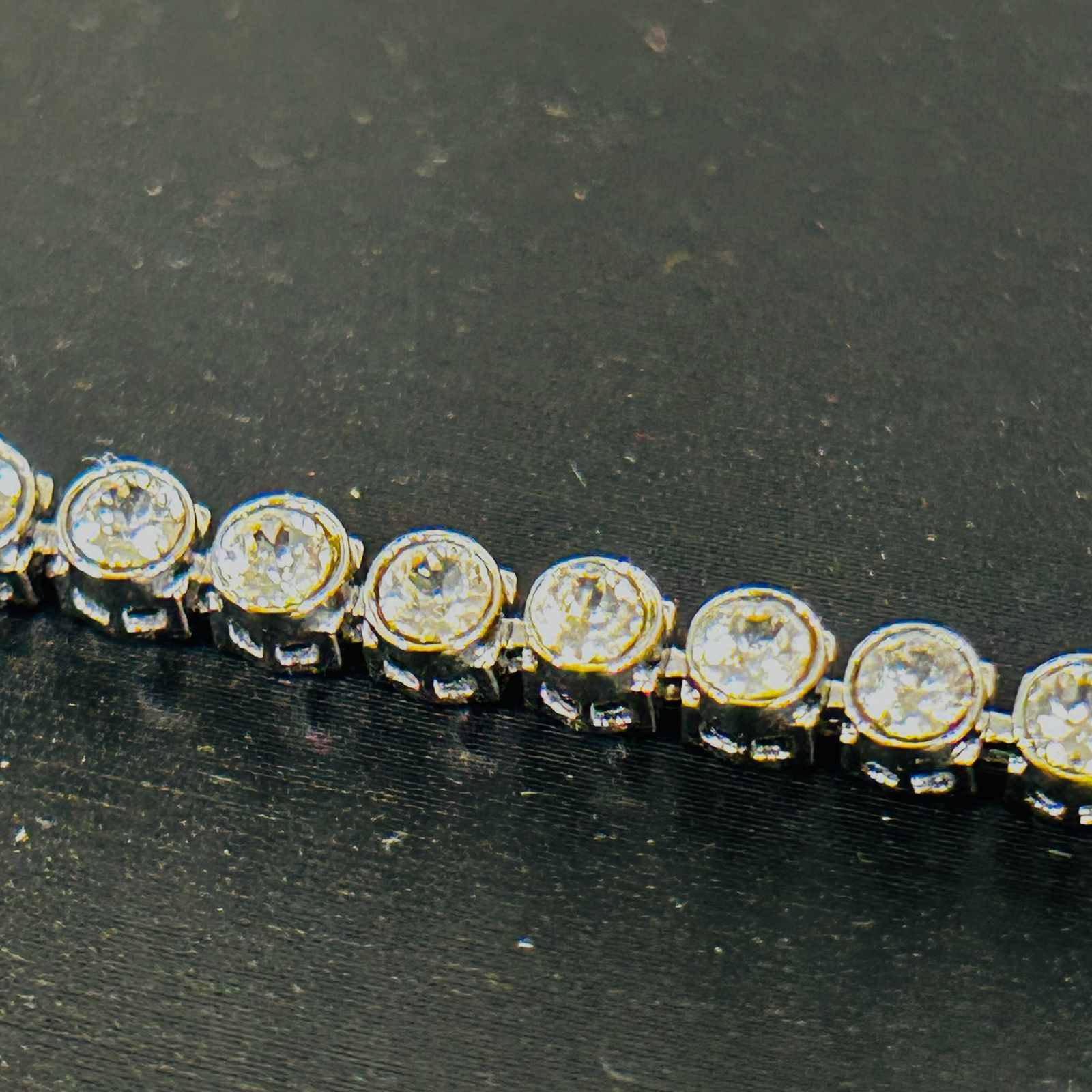 NC3628 スワロフスキー Swarovski テニスブレス ブレスレット 約3mm×17cm アジャスター付き 検i NC3628 スワロフスキー Swarovski テニスブレス ブレスレット 約3mm×17cm アジャスター付き 検i