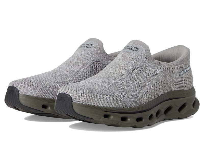 スケッチャーズ メンズ シューズ スニーカー SKECHERS Performance Go Walk Glidestep 20 Caleb Hands Free Slipin Gray グレー
