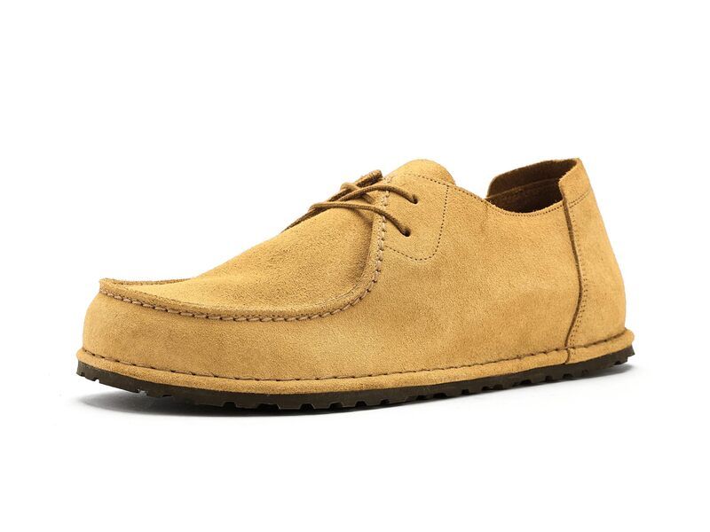 ビルケンシュトック メンズ シューズ スリッポン・ローファー スエード レース Birkenstock Utti Lace Up Suede Cork Brown ブラウン
