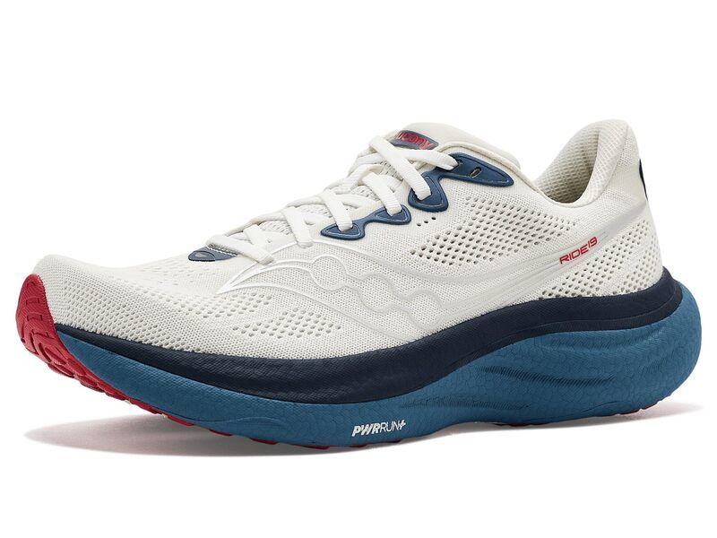サッカニー メンズ シューズ スニーカー Saucony Ride 19 IvoryStorm アイボリー