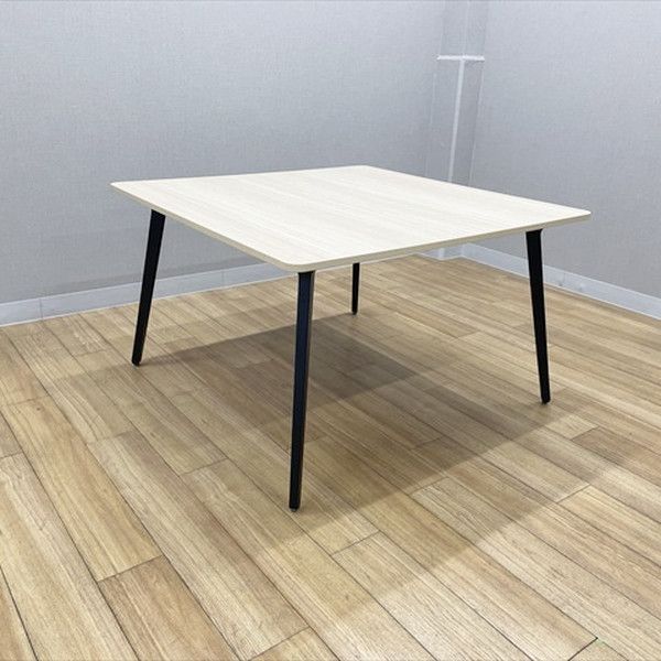 ミーティングテーブル 完成品 角テーブル レムナ スクエアテーブル 会議テーブル W1200 D1200 内田洋行 ウチダ ライトファインウッド