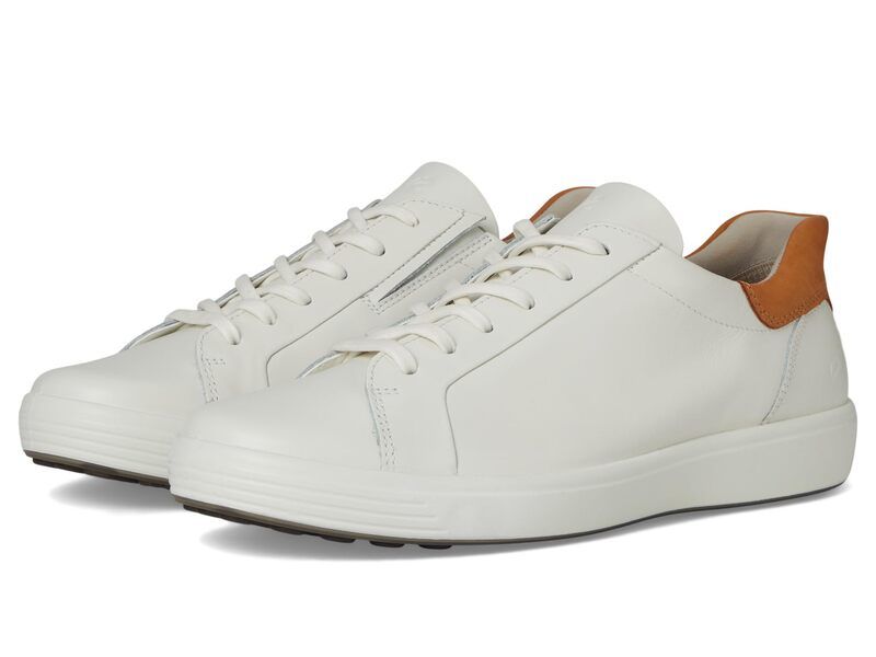 エコー メンズ シューズ スニーカー ECCO Soft 7 Easy Slip Sneakers WhiteLion ホワイト